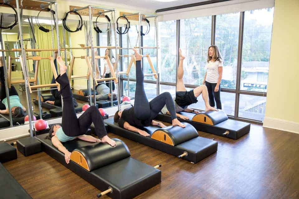What are the health benefits for the 5 types of pilates equipment
